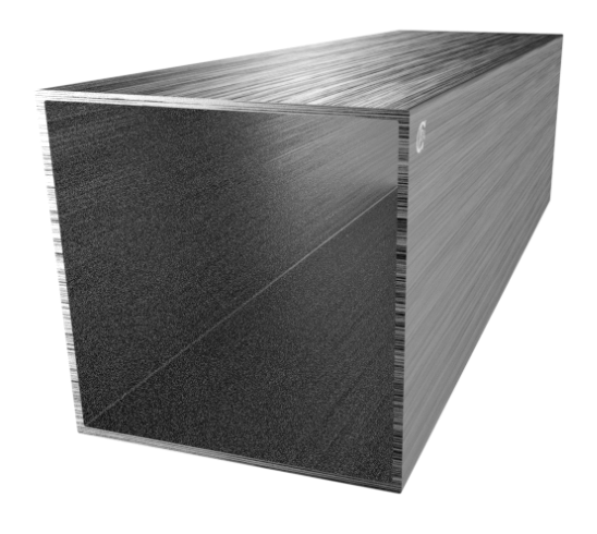 алюминиевый профиль квадратного сечения 60х60х1.5